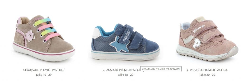 Les chaussures Primigi : idéales pour un bébé qui se met debout